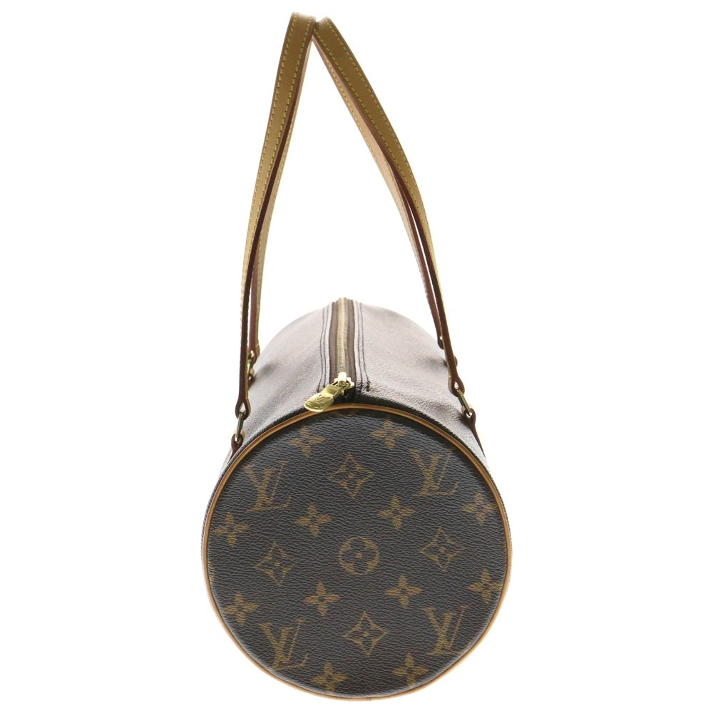 LOUIS VUITTON(ルイヴィトン) モノグラム パピヨン30 M51385 ブラウン PVC ハンドバッグ ポーチ付 レディース