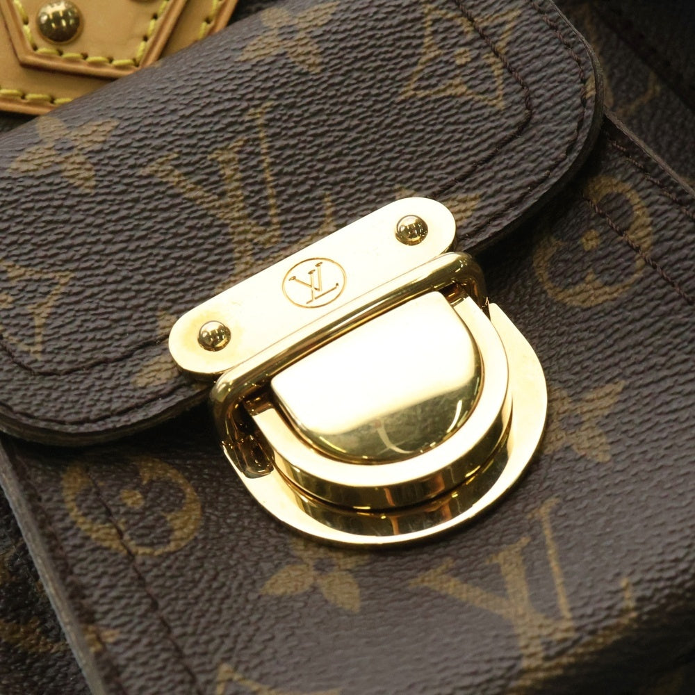 LOUIS VUITTON(ルイヴィトン) モノグラム マンハッタンPM ブラウン PVC ハンドバッグ M40026 レディース