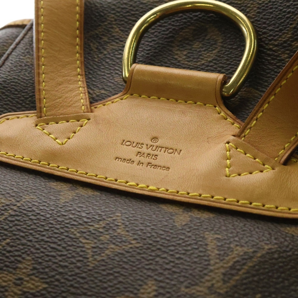 LOUIS VUITTON(ルイヴィトン) ミニモンスリ モノグラム PVC レザー リュックサック バックパック ゴールド金具 ブラウン M51137