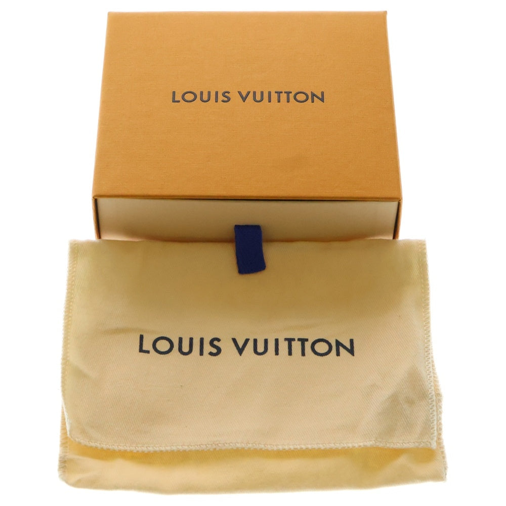 LOUIS VUITTON(ルイヴィトン) モノグラムアンプラント ポルトフォイユ・ルー ブルームグレー コンパクトウォレット 三つ折り財布 コインケース ライトピンク×ホワイト シルバー金具 レザー M14154