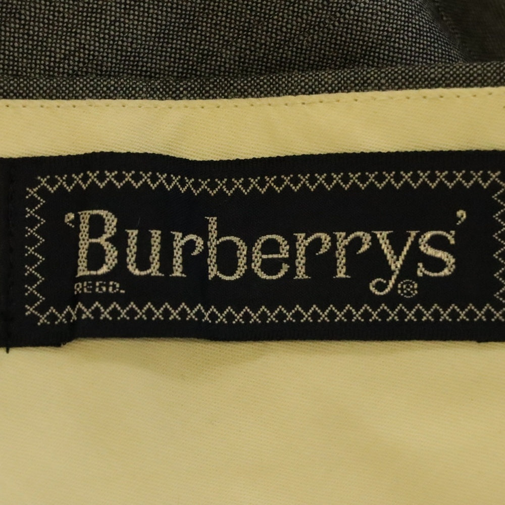 BURBERRYS(バーバリーズ) ノッチドラペル 2Bテーラードジャケット スラックスパンツ スーツ セットアップ グレー WF240-126-27