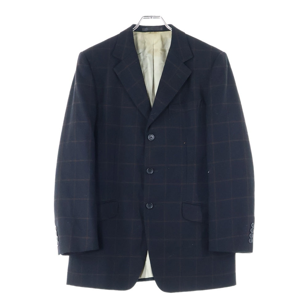Paul Smith(ポールスミス) チェックウールジャケット ブラック 〇
