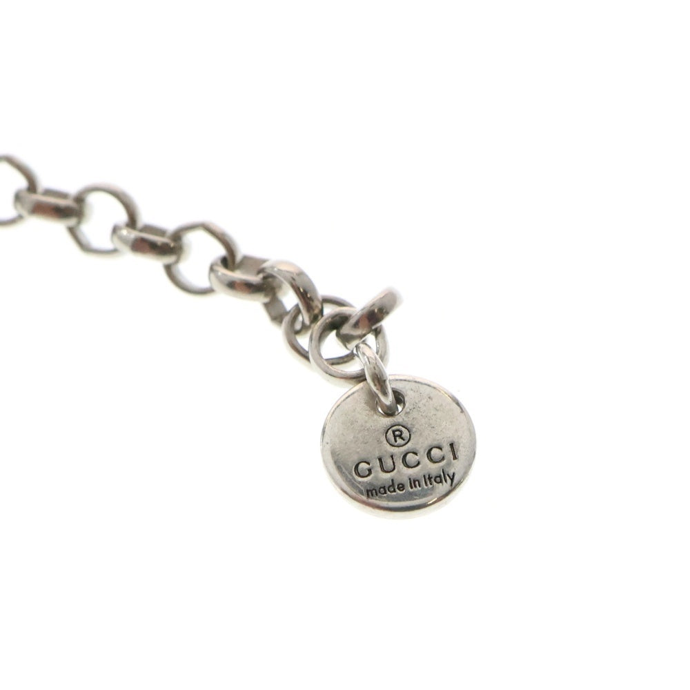 GUCCI(グッチ) アラベスク インターロッキングG ネックレス ペンダント シルバー Ag925 7.1g