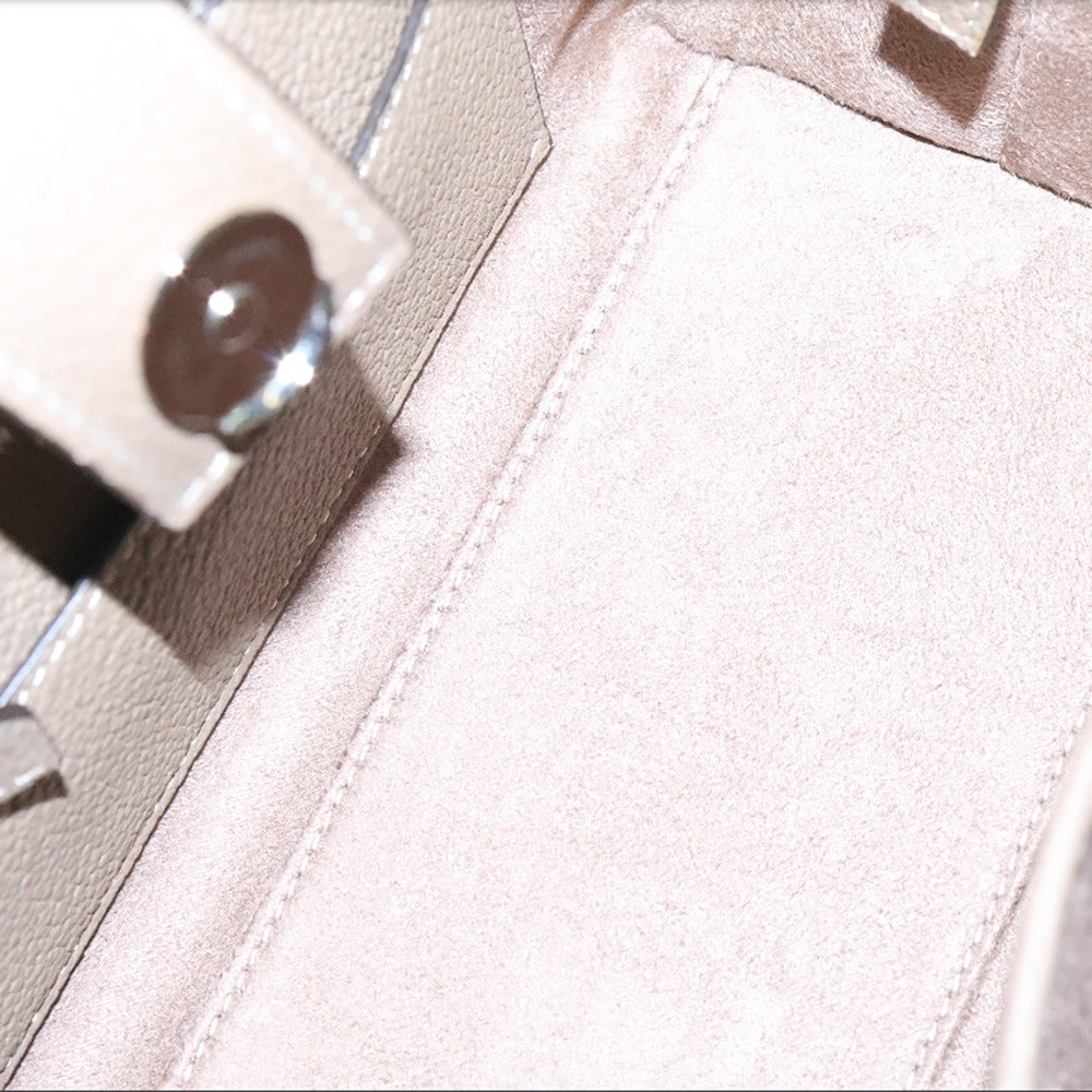 BONAVENTURA(ボナベンチュラ) ミア22 レザー 2WAY ハンド ショルダーバッグ エトープ シルバー金具 ブラウン