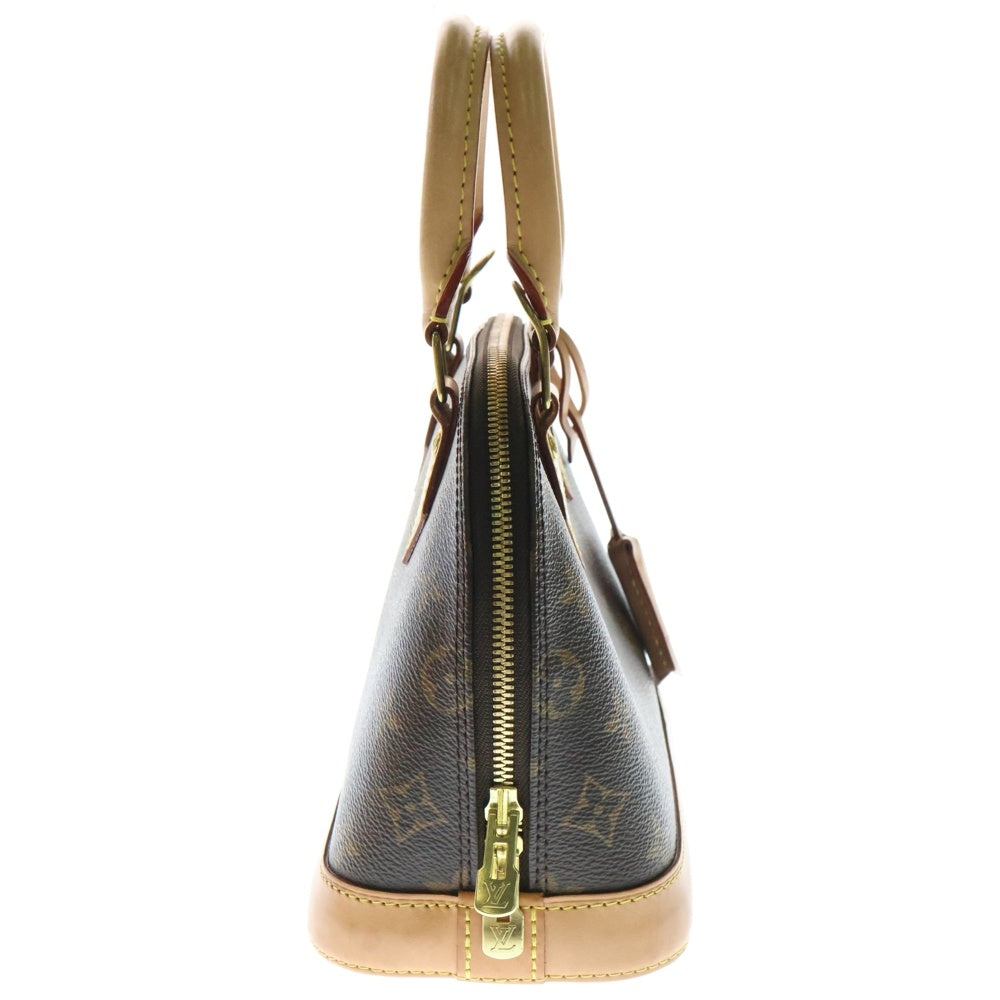LOUIS VUITTON(ルイヴィトン) アルマBB モノグラム PVC レザー 2WAY ハンド ショルダーバッグ ゴールド金具 ブラウン M53152