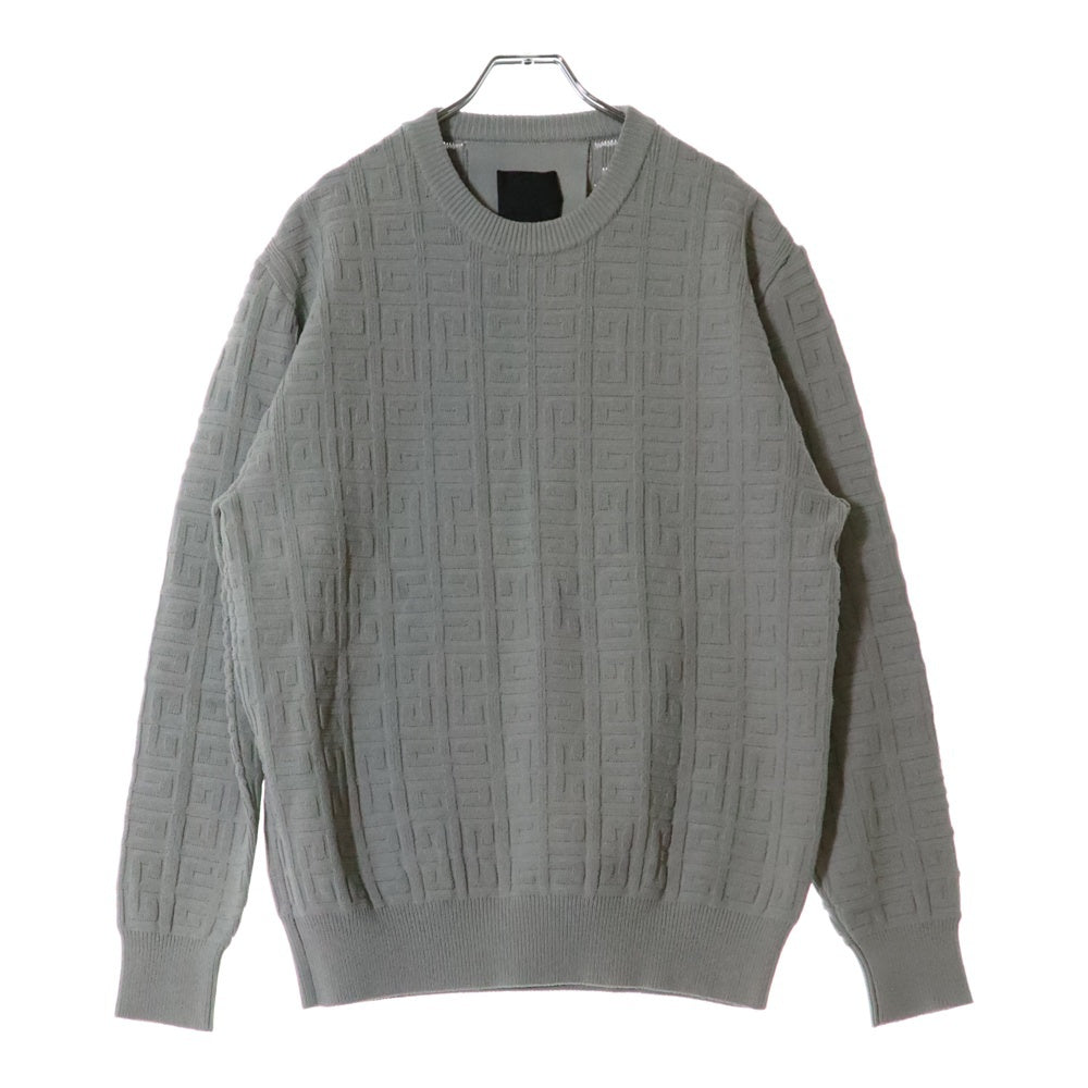 GIVENCHY(ジバンシィ) ジャガードロゴニット グレー ビスコース