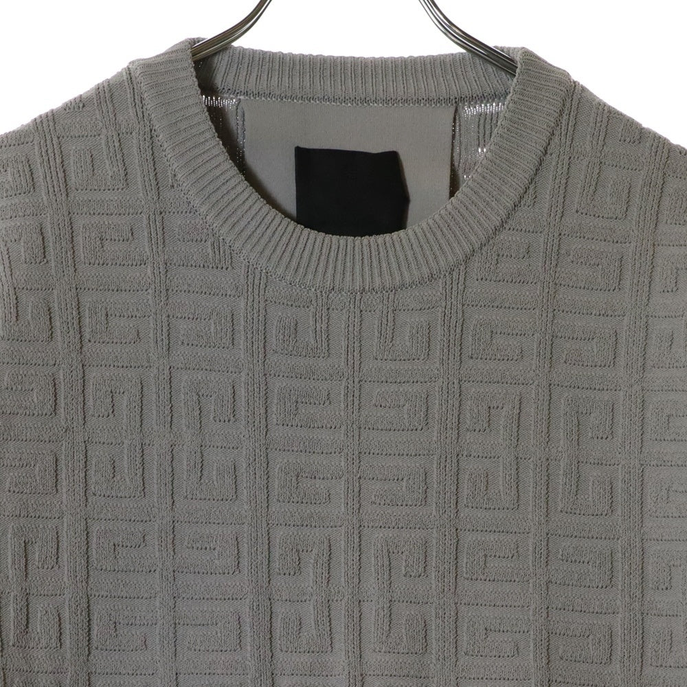 GIVENCHY(ジバンシィ) ジャガードロゴニット グレー ビスコース