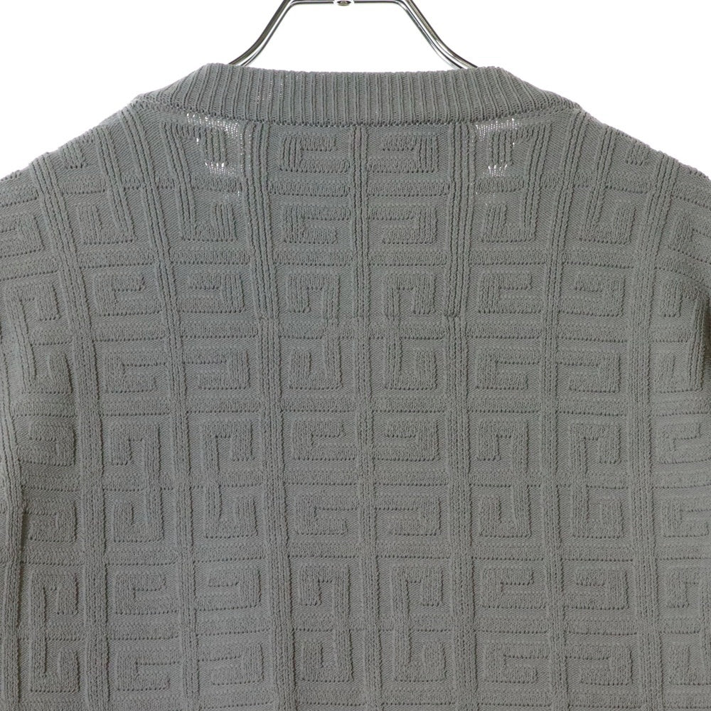 GIVENCHY(ジバンシィ) ジャガードロゴニット グレー ビスコース
