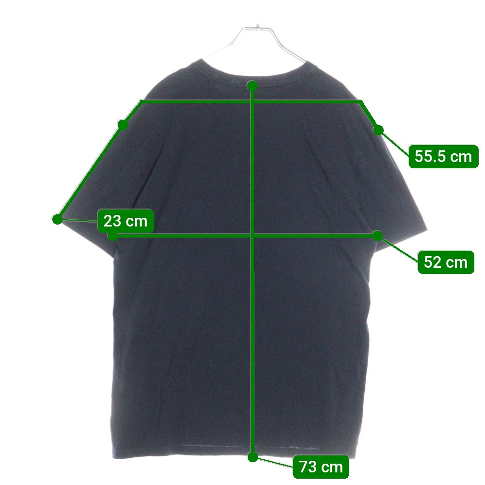 VALENTINO(ヴァレンティノ) フロント ワッペンロゴ クルーネック 半袖Tシャツ カットソー ネイビー 1V3MG10V8RB