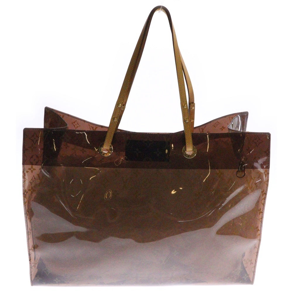 LOUIS VUITTON(ルイヴィトン) モノグラム カバ クルーズ トートバッグ ハンドバッグ ブラウン レザー ゴールド金具 M50500