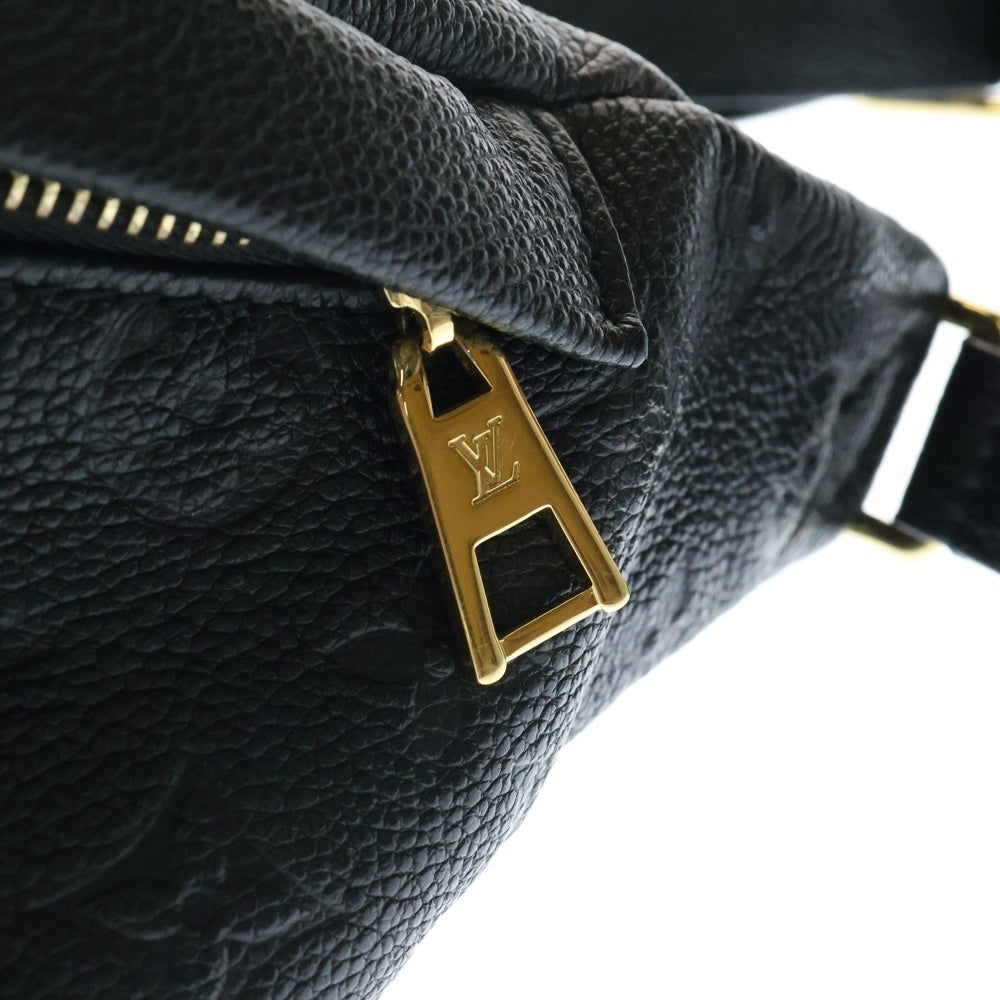 LOUIS VUITTON(ルイヴィトン) モノグラムアンプラント バムバック ショルダーバッグ ノワール ブラック レザー M44812