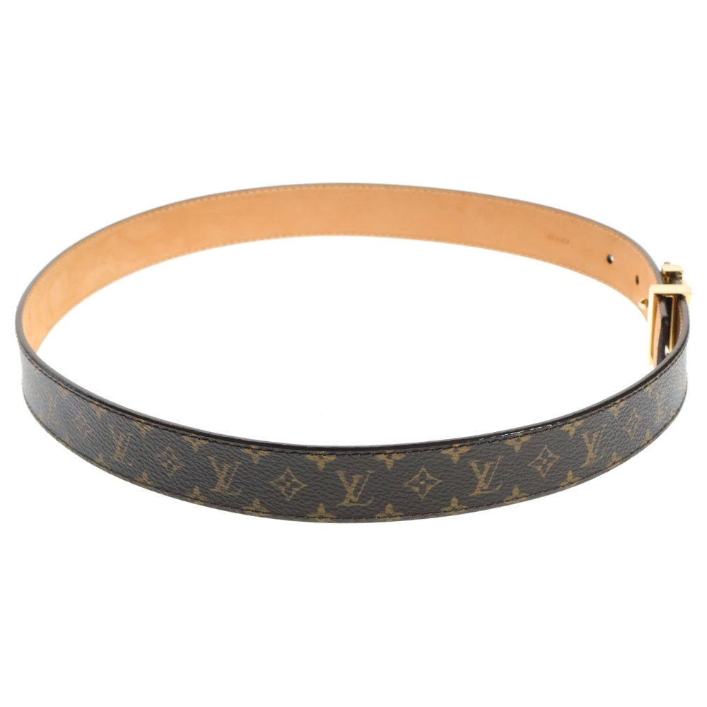 LOUIS VUITTON(ルイヴィトン) モノグラム サンチュール ベルト ブラウン ゴールド金具 PVC #75/30 M9781
