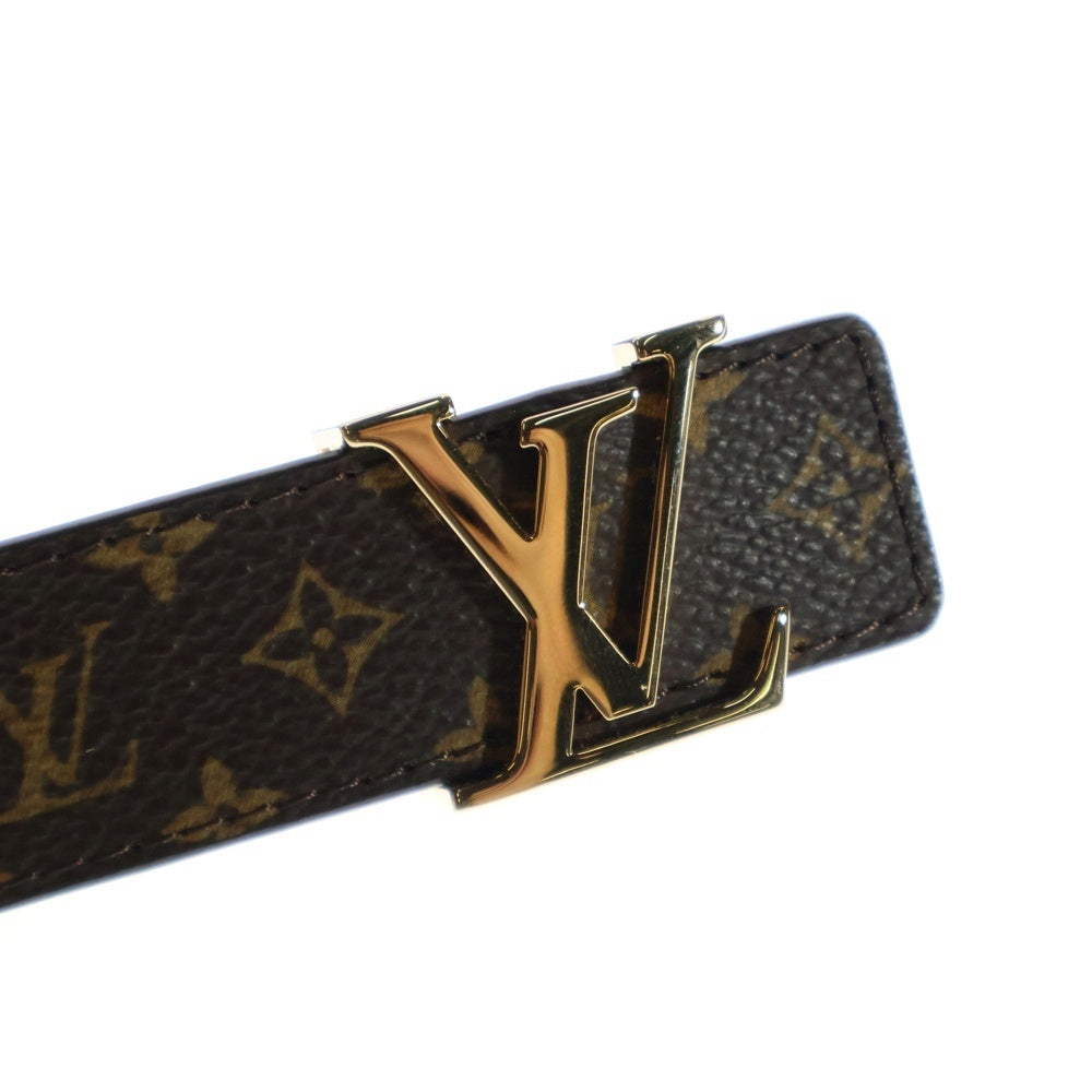 LOUIS VUITTON(ルイヴィトン) モノグラム サンチュール ベルト ブラウン ゴールド金具 PVC #75/30 M9781
