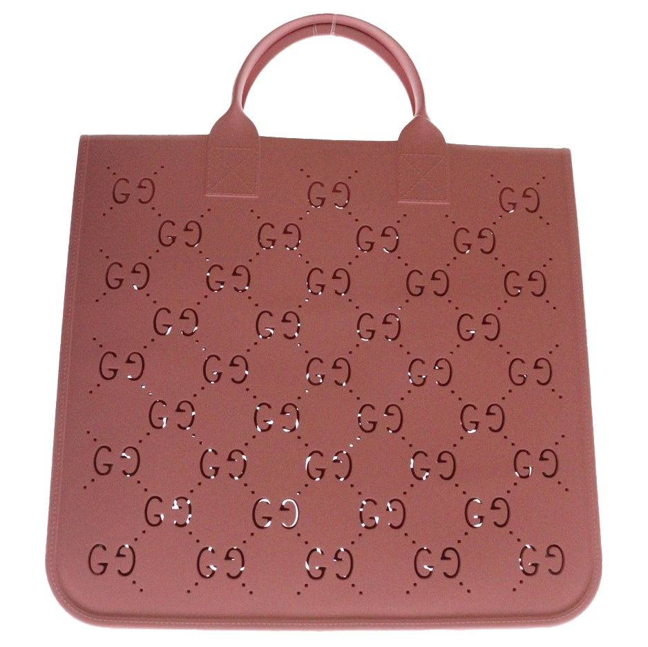 GUCCI(グッチ) チルドレンズ GGスプリーム ラバーハンドバッグ ピンク 679365