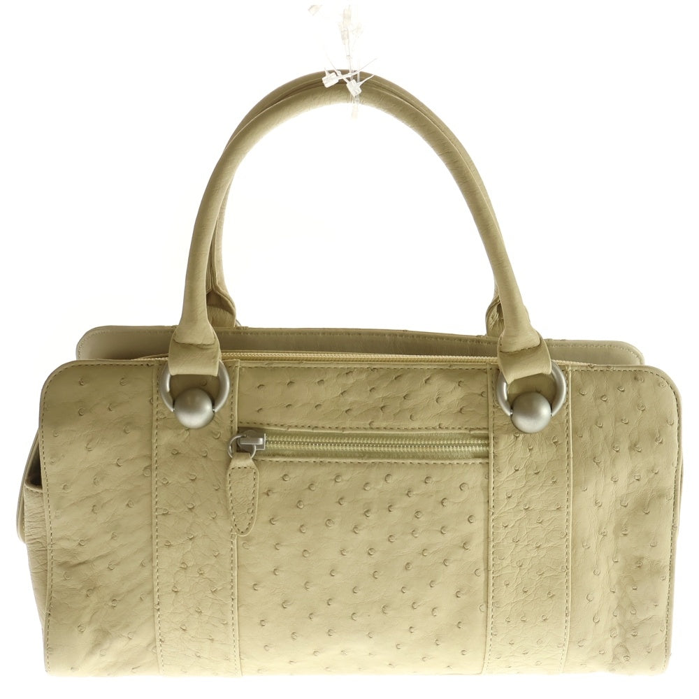 Lodues(ルールド) レザー ハンドバッグ ベージュ