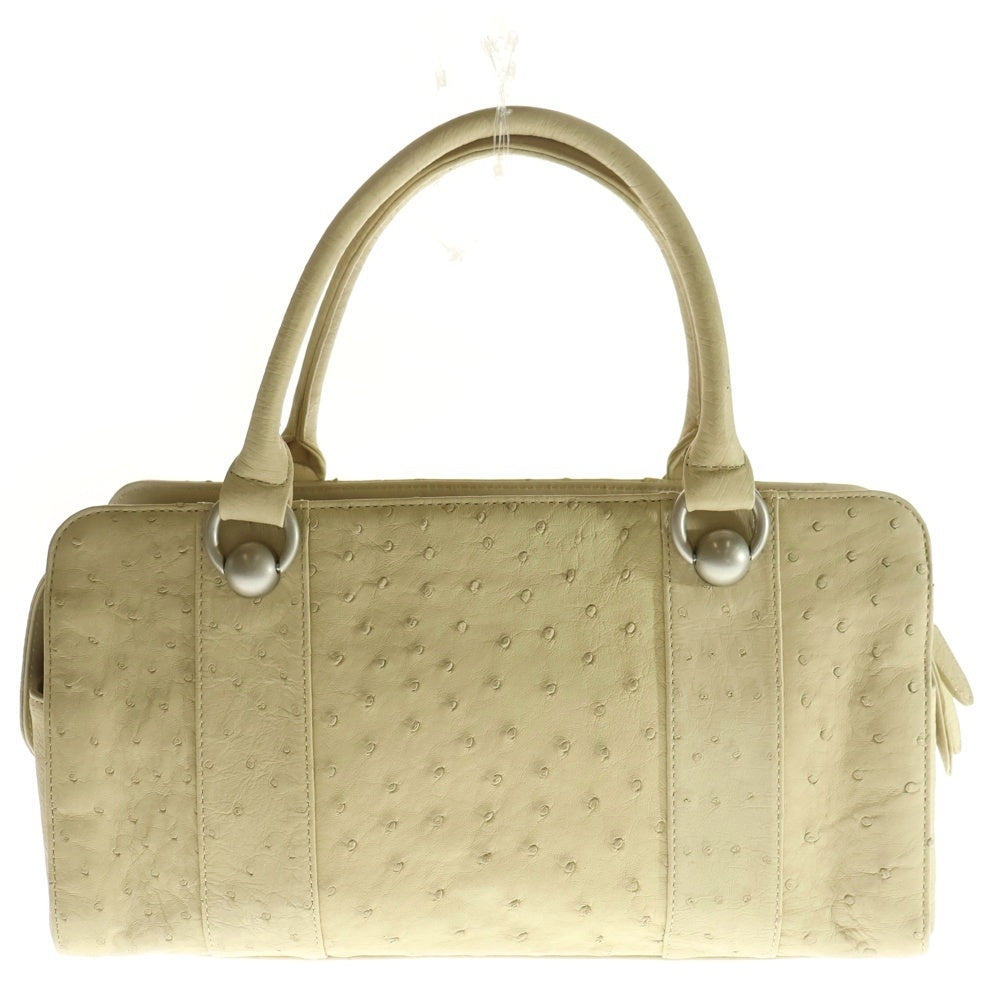 Lodues(ルールド) レザー ハンドバッグ ベージュ