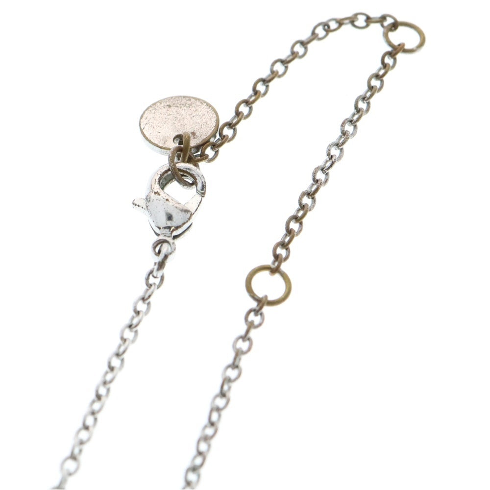 Christian Dior(クリスチャンディオール) Clair D Lune CDロゴ ネックレス ペンダント シルバー GP