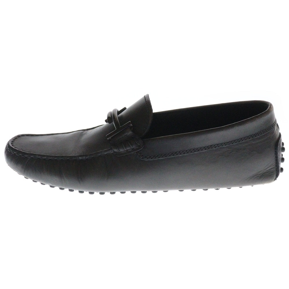 TOD'S(トッズ) Tロゴ ビット レザー ドライビング ローカットシューズ ローファー グレー