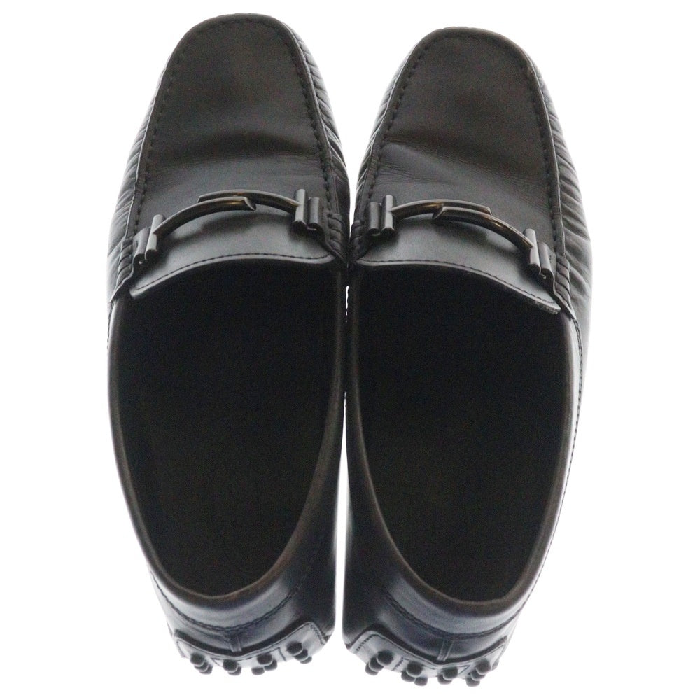 TOD'S(トッズ) Tロゴ ビット レザー ドライビング ローカットシューズ ローファー グレー