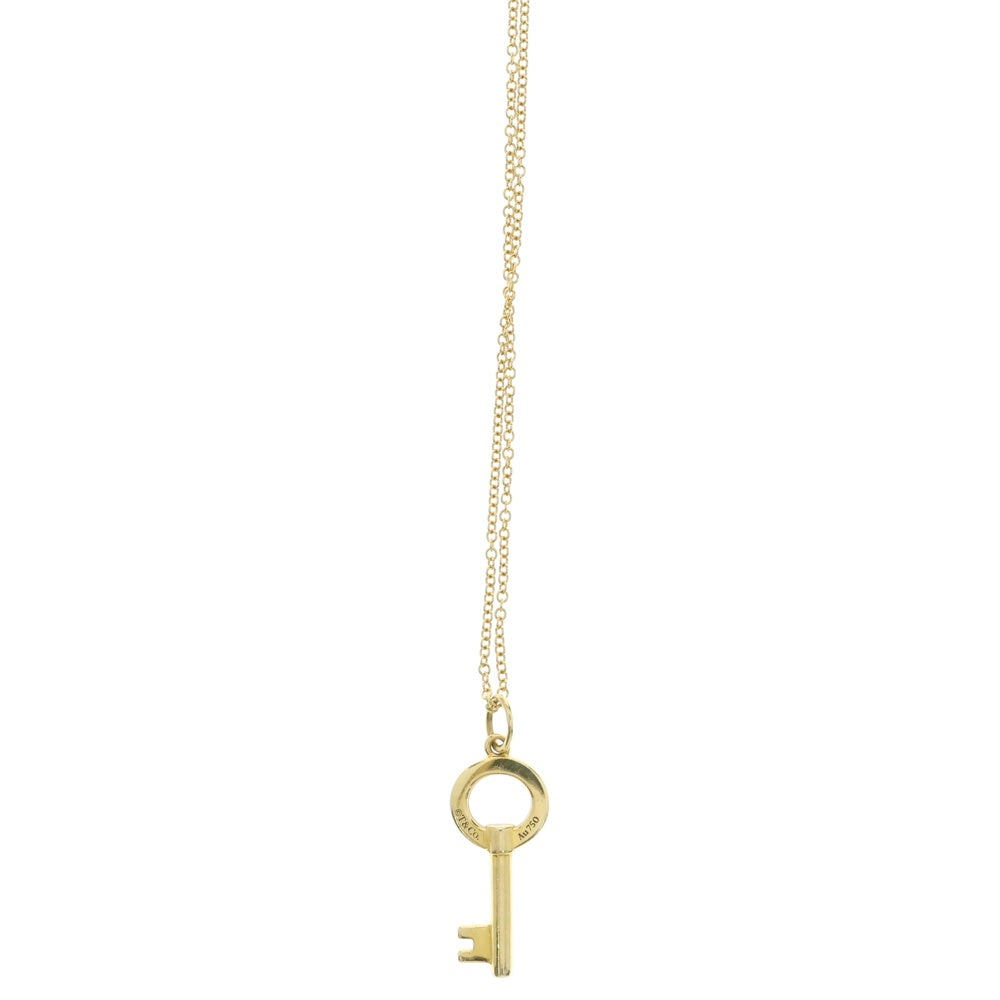 TIFFANY&Co(ティファニー) モダン キー ネックレス ペンダント K18 YG イエローゴールド ジュエリー