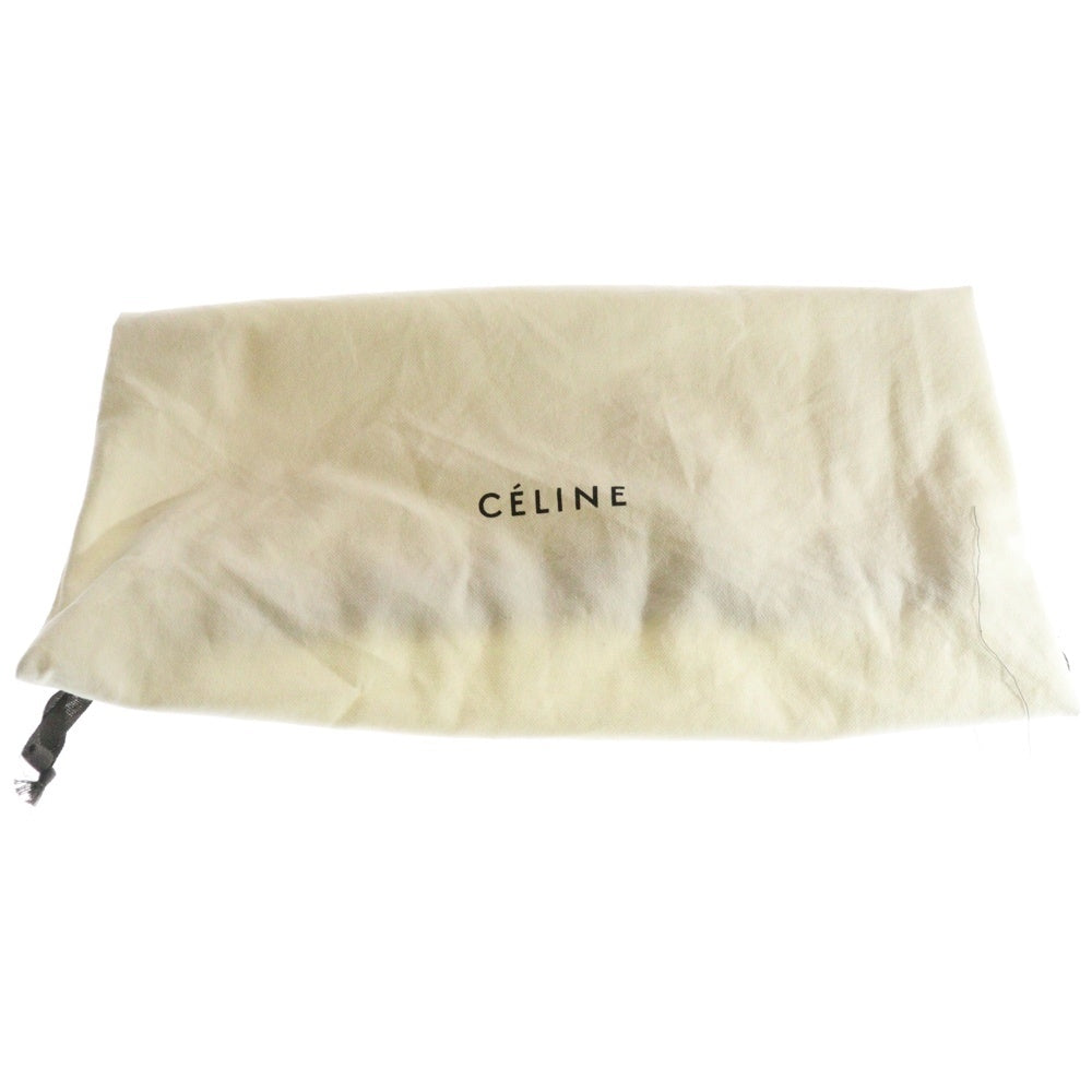 CELINE(セリーヌ) ラゲージ ナノ ショッパー 2WAYバッグ ミニトートバッグ ハンドバッグ ショルダーバッグ ベージュ シルバー金具 ベルト レザー