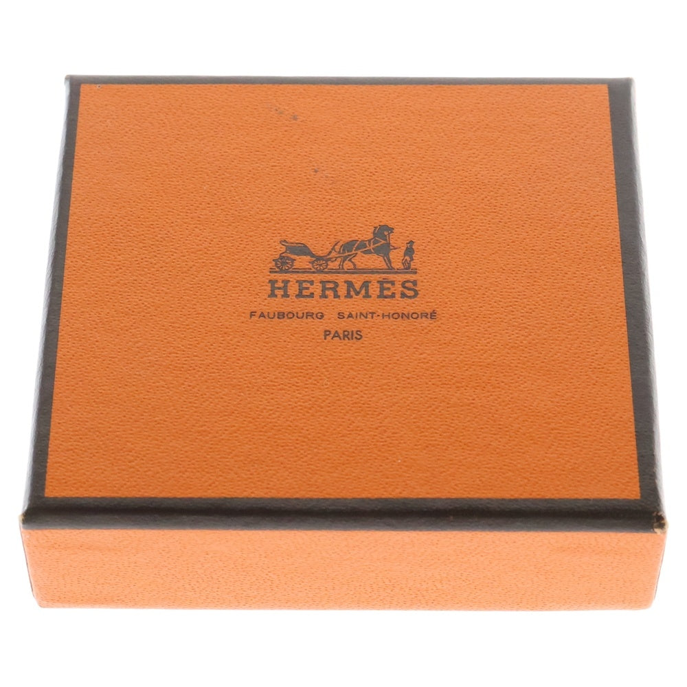 HERMES(エルメス) グレナン ブレスレット ブラウン シルバー×レザー