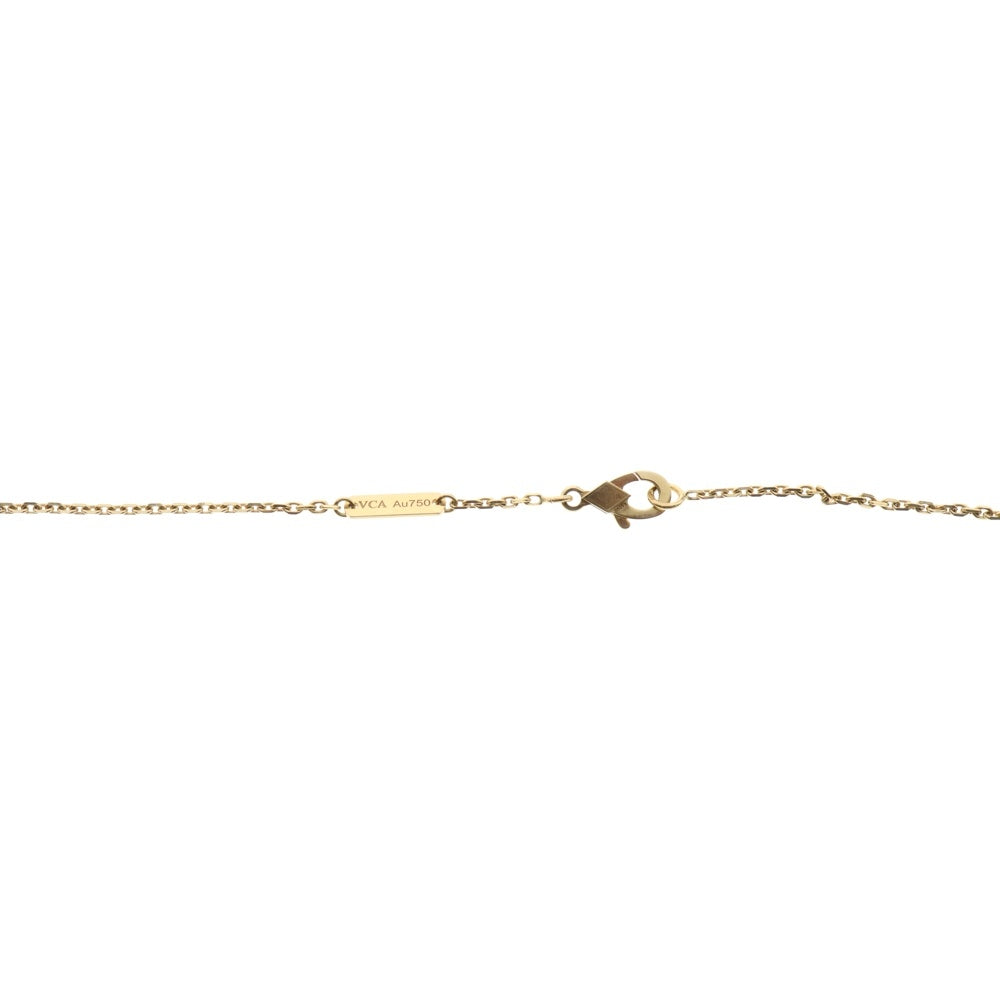 Van Cleef & Arpels(ヴァンクリーフアンドアーペル) ヴィンテージアルハンブラ タイガーズアイ ネックレス K18YG イエローゴールド VCARD38600 ジュエリー アクセサリー