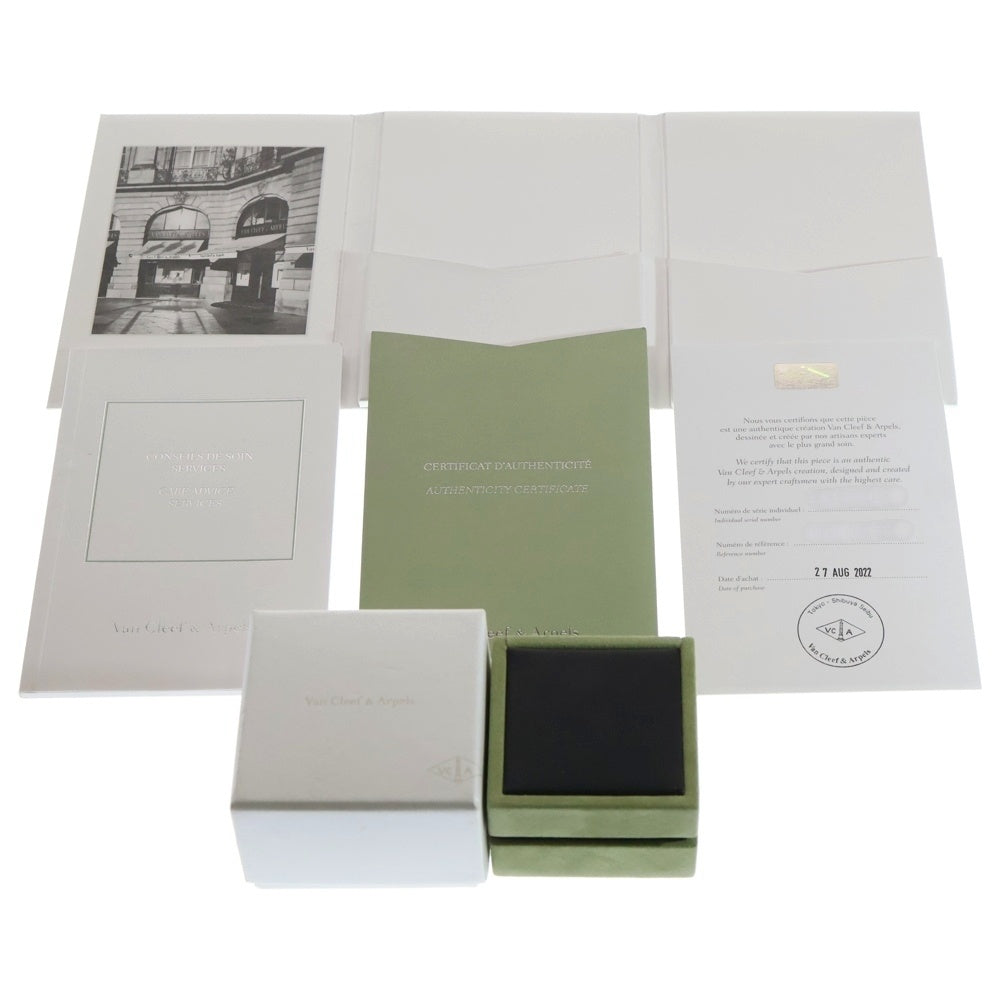 Van Cleef & Arpels(ヴァンクリーフアンドアーペル) ヴィンテージアルハンブラ タイガーズアイ ネックレス K18YG イエローゴールド VCARD38600 ジュエリー アクセサリー