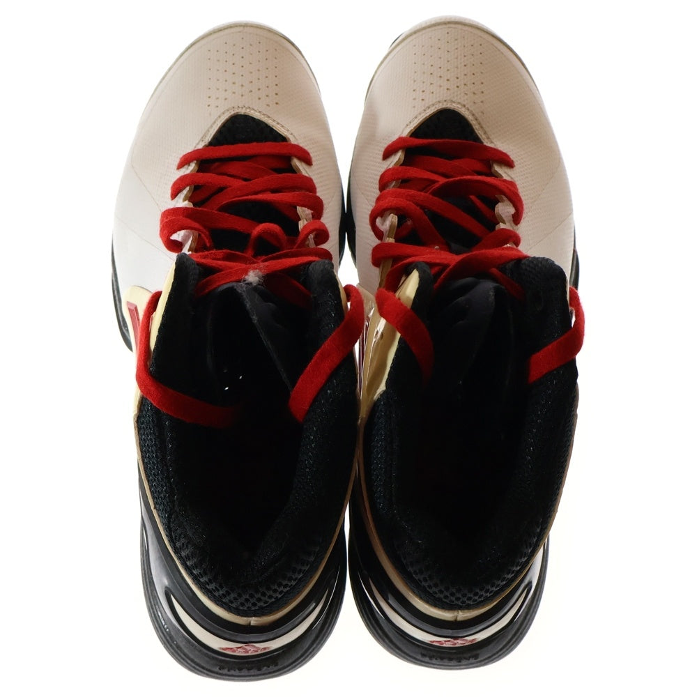 adidas(アディダス) adiZero Bash V アディゼロ バッシュ 5 ハイカットスニーカー ホワイト/レッド G98338