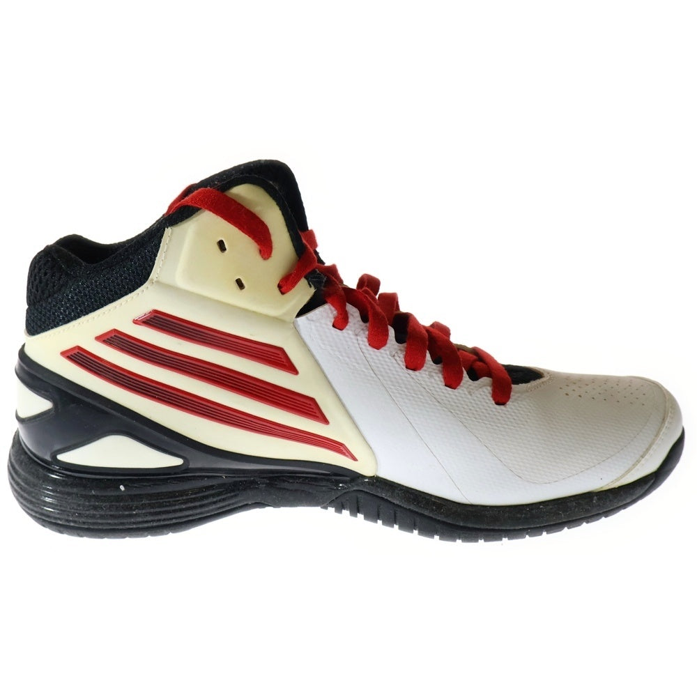 adidas(アディダス) adiZero Bash V アディゼロ バッシュ 5 ハイカットスニーカー ホワイト/レッド G98338