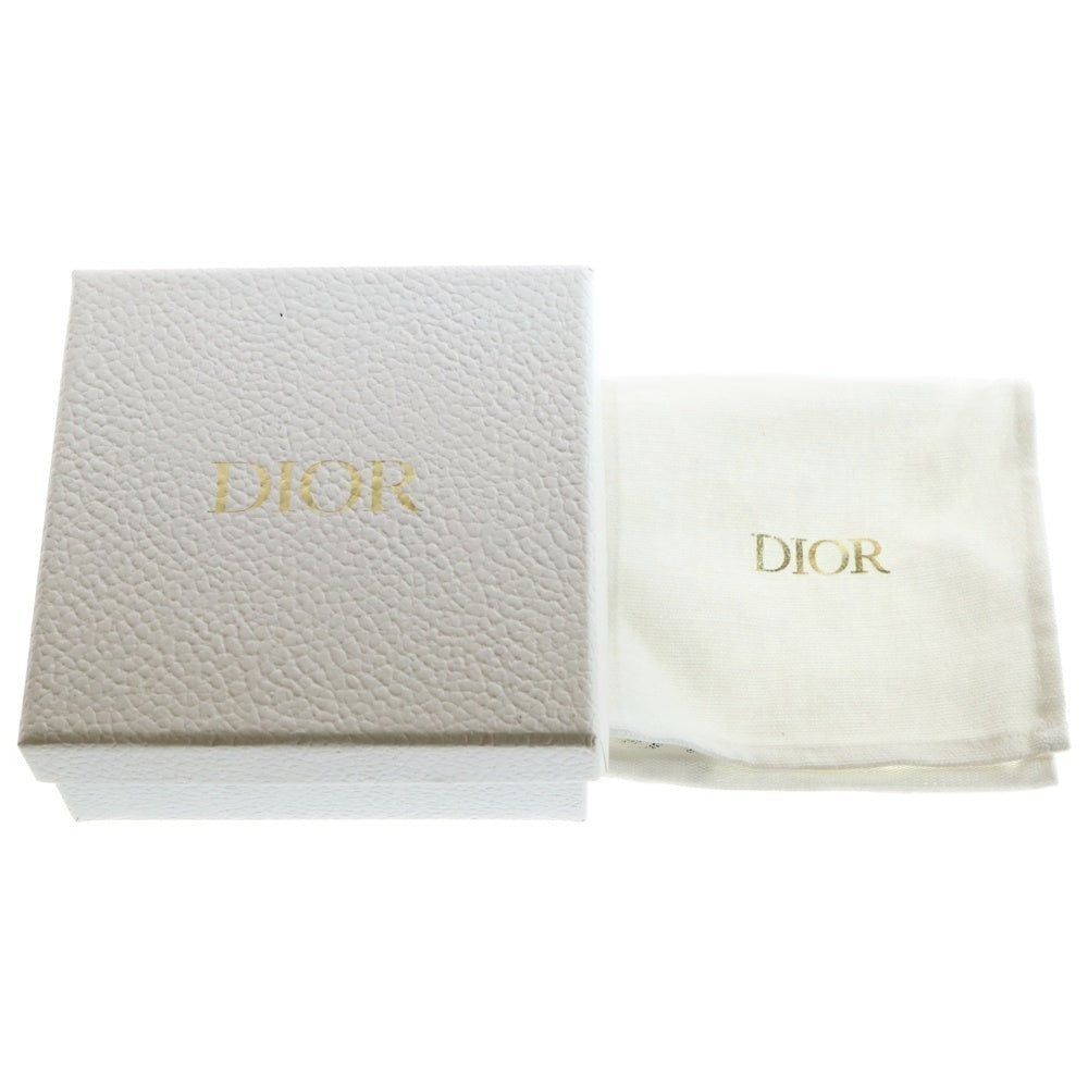 Christian Dior(クリスチャンディオール) CDネイビー ハート ロゴ ネックレス ゴールド GP アクセサリー