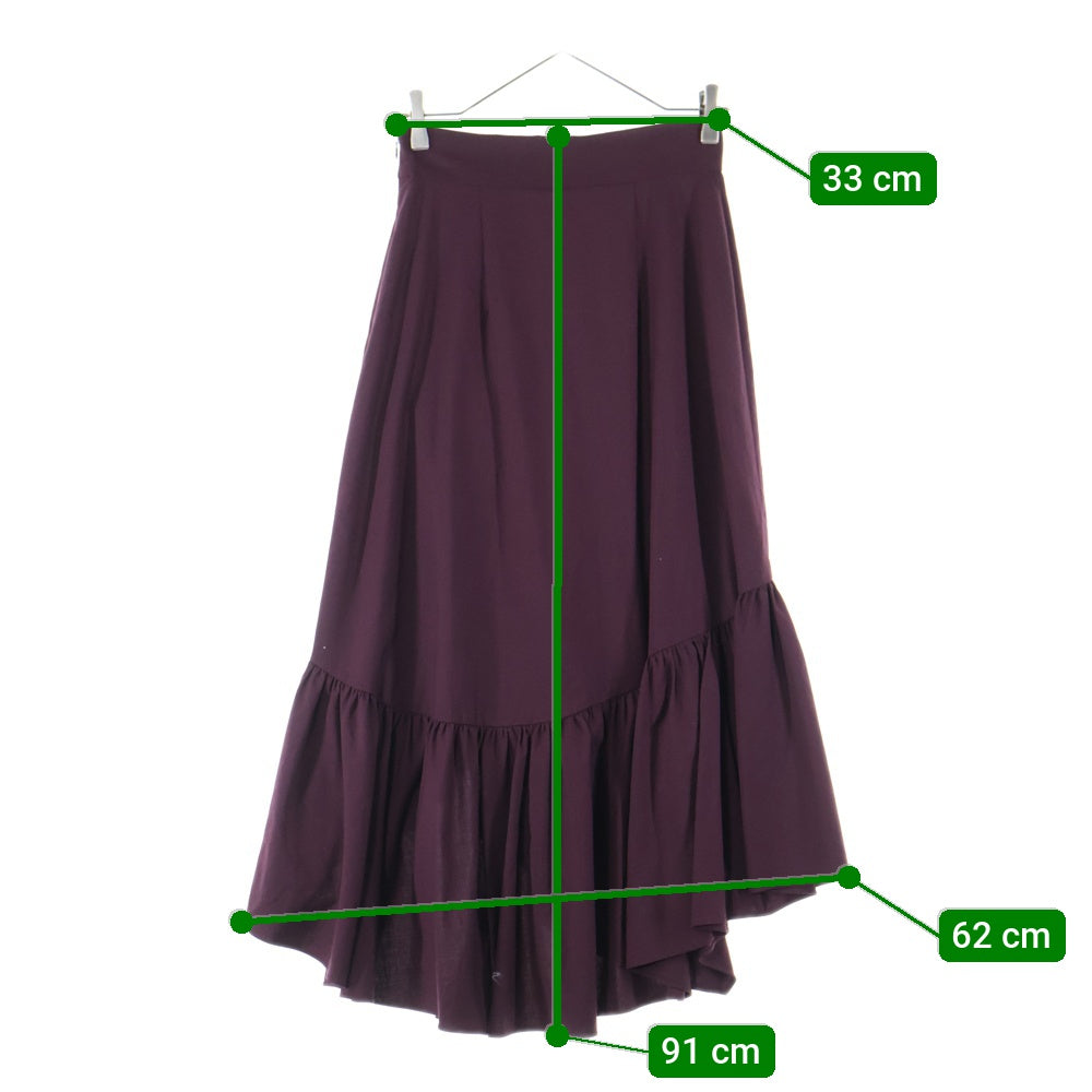 snidel(スナイデル) 22AW フレアマーメイドスカショ SWFP224210 スカート ボルドー レディース 〇