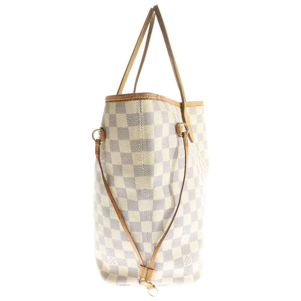 LOUIS VUITTON(ルイヴィトン) ダミエアズール ネヴァーフルMM 旧型 コーティングキャンバス トートバッグ ベージュ レディース N51107