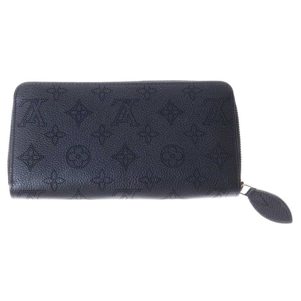 LOUIS VUITTON(ルイヴィトン) マヒナ ジッピーウォレット ロングウォレット 長財布 ブラック ノワール シルバー金具 レザー M61867