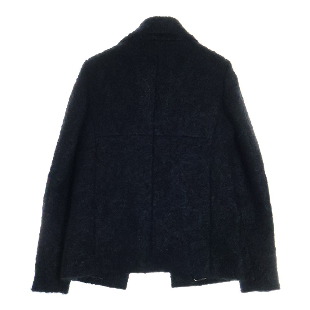 CHANEL(シャネル) ココマークボタン モヘヤウール ショールカラー 変形ジャケット ブラック レディース P54347V40876