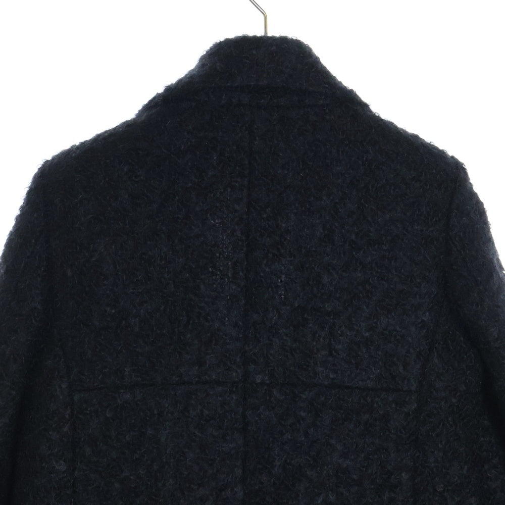 CHANEL(シャネル) ココマークボタン モヘヤウール ショールカラー 変形ジャケット ブラック レディース P54347V40876