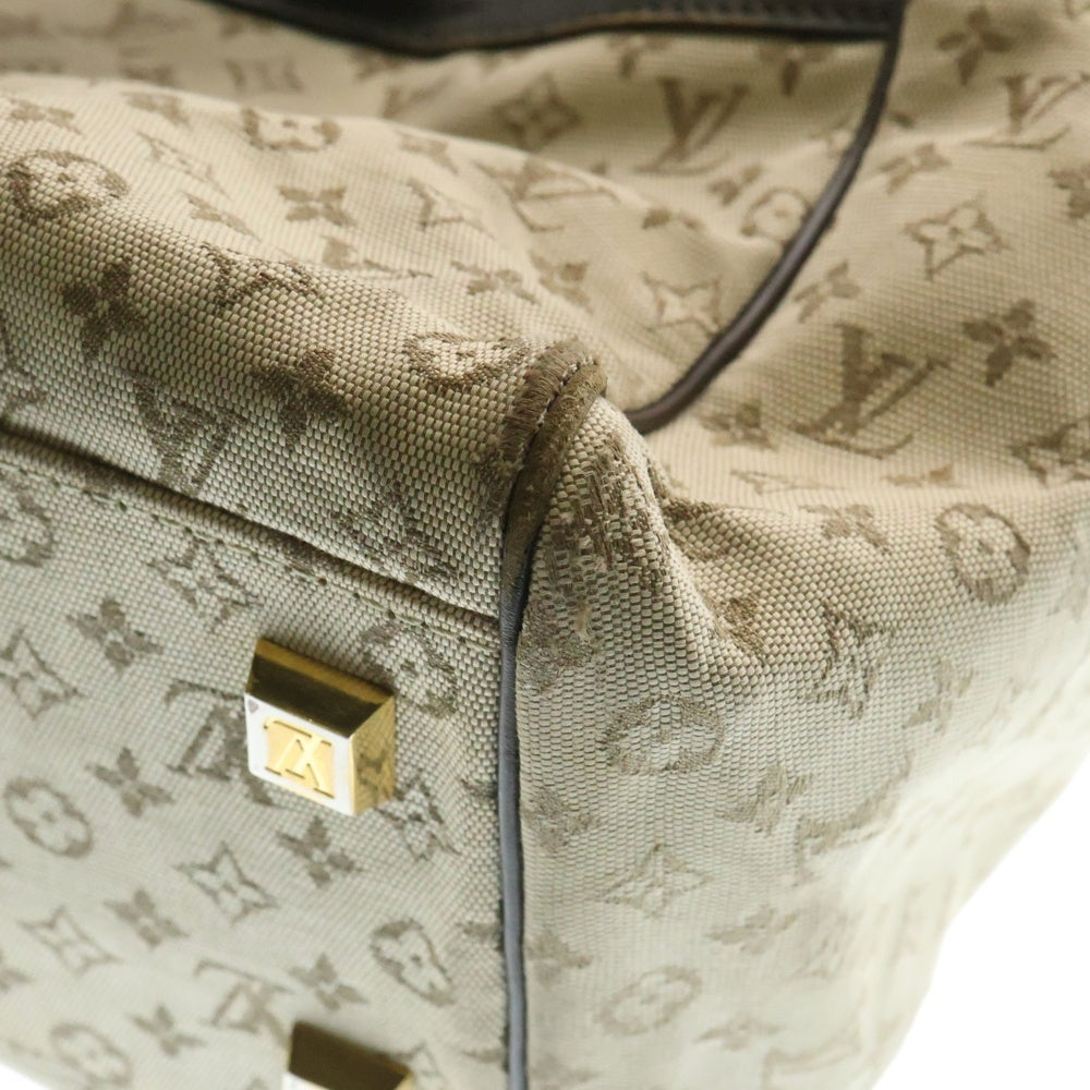 LOUIS VUITTON(ルイヴィトン) モノグラムミニ ジョセフィーヌGM キャンバス ハンドバッグ ベージュ×ブラウン ゴールド金具 M92212