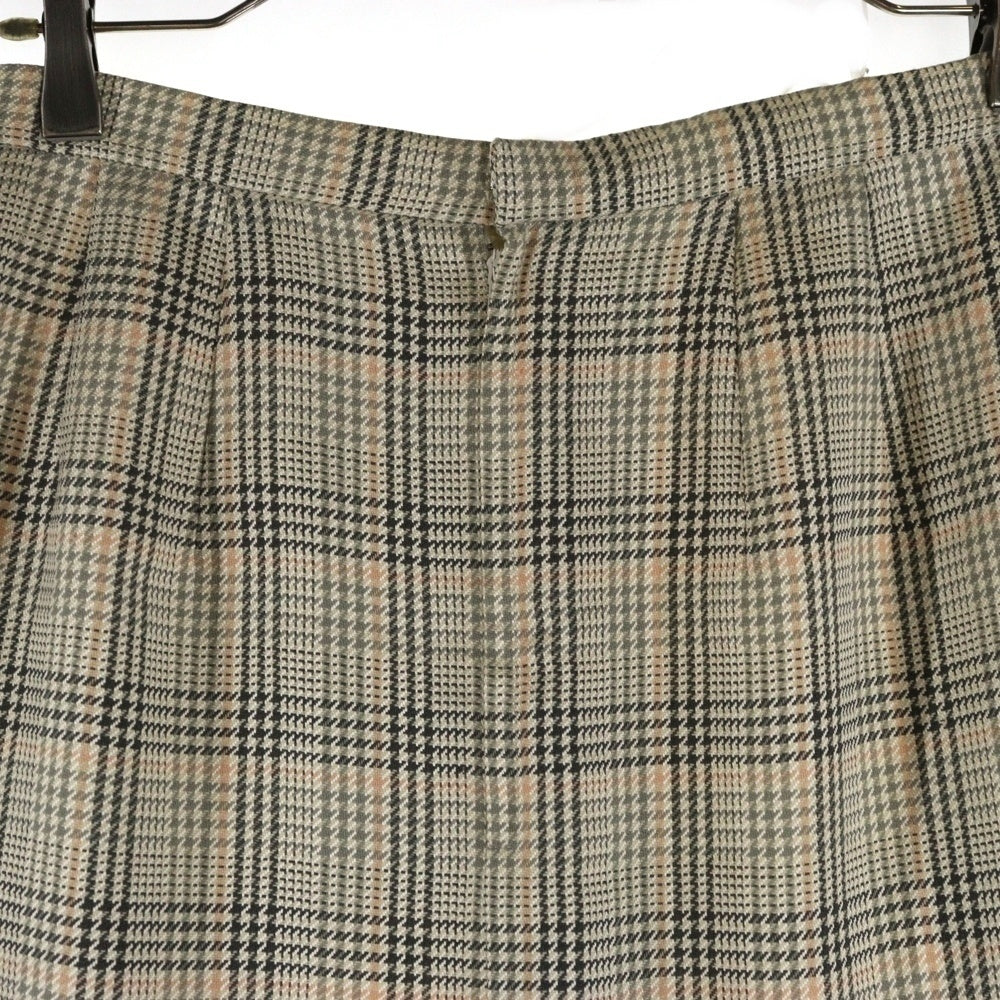 Acuascutum(アクアスキュータム) チェック柄スカート ベージュ レディース