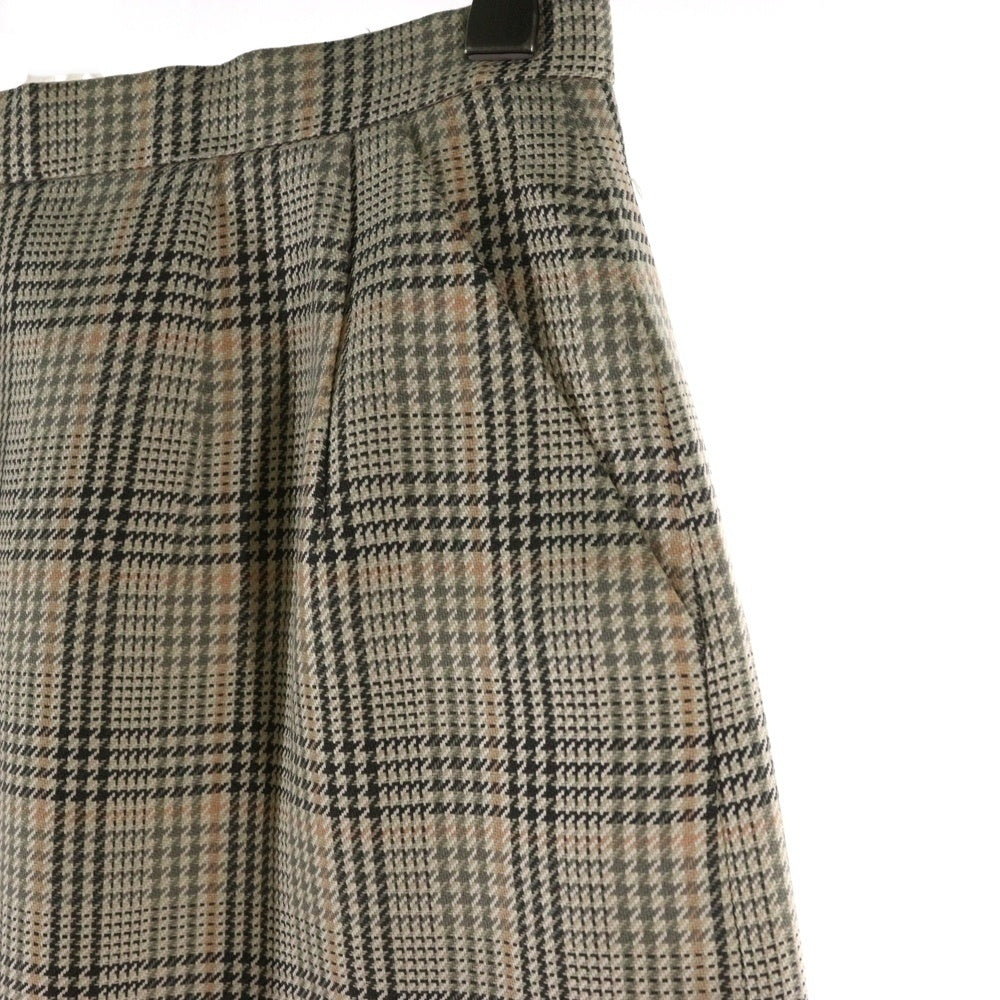Acuascutum(アクアスキュータム) チェック柄スカート ベージュ レディース