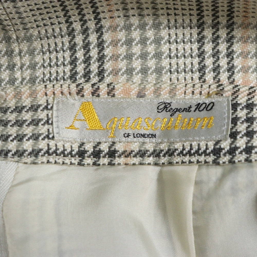 Acuascutum(アクアスキュータム) チェック柄スカート ベージュ レディース