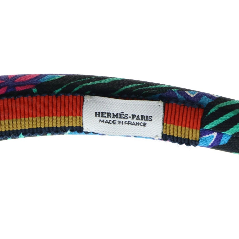 HERMES(エルメス) カチューシャ ヘアバンド マルチカラー シルク