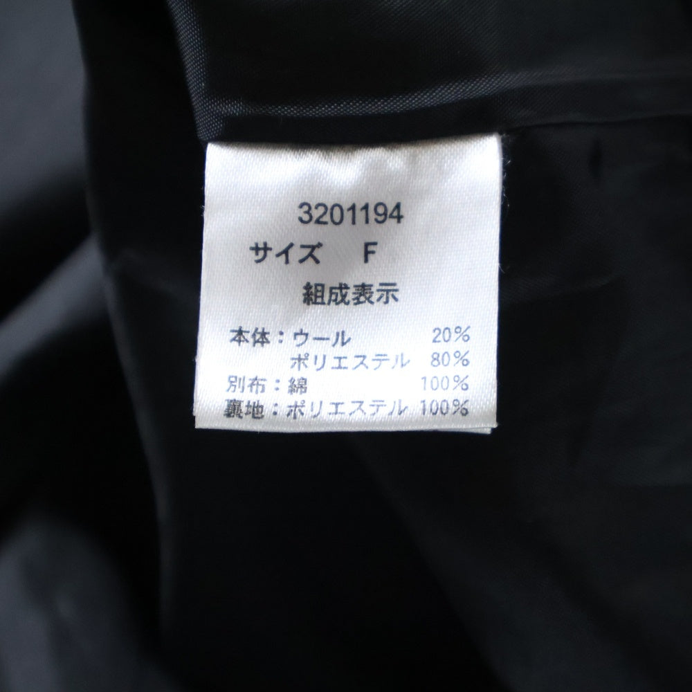 CPCM(シーピーシーエム) コーデュロイ切替ウールチェック柄コート ブラウン 3201194