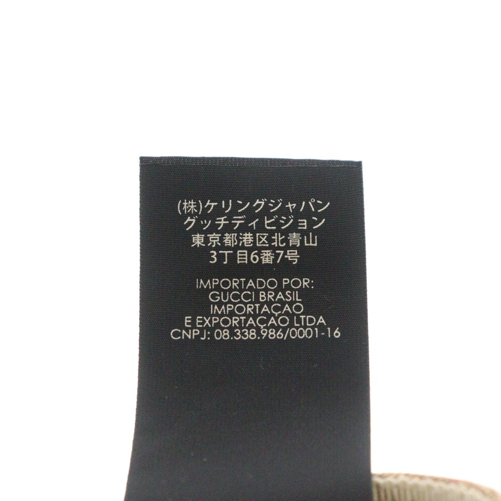 GUCCI(グッチ) ×ニューヨークヤンキース NY GGキャンバス ベースボールキャップ ブラウン 帽子 539836