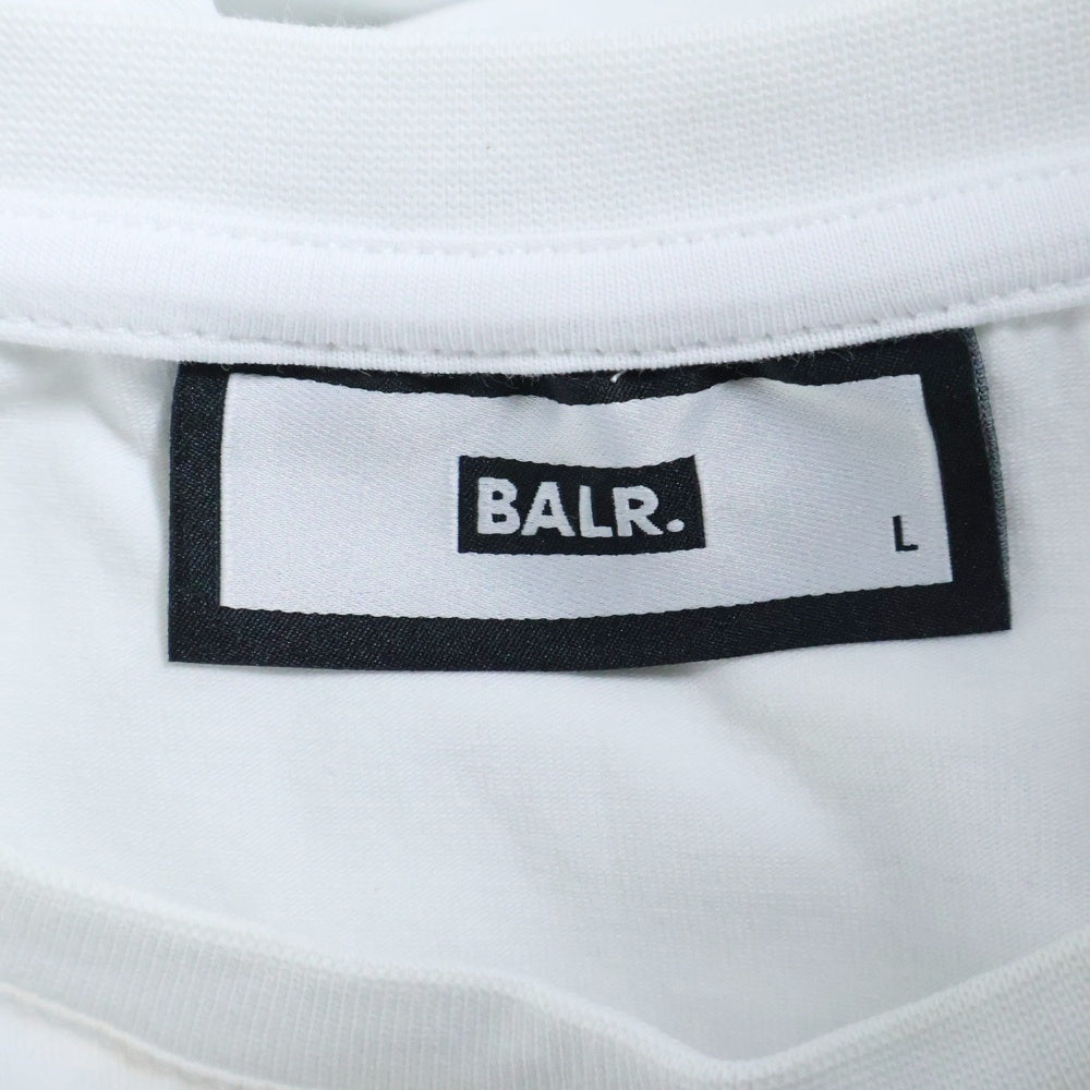 BALR.(ボーラー) ロゴTシャツ 白 コットン ♯L