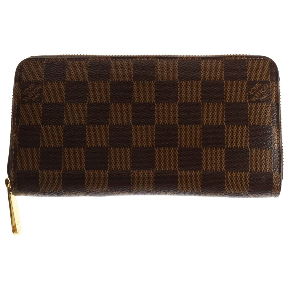 LOUIS VUITTON(ルイヴィトン) ダミエ ジッピーウォレット ラウンドジップ長財布 ブラウン N41661