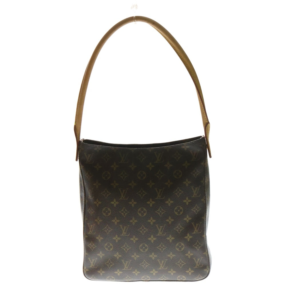 LOUIS VUITTON(ルイヴィトン) モノグラム ルーピングGM M51145 ワンショルダーバッグ ブラウン PVC