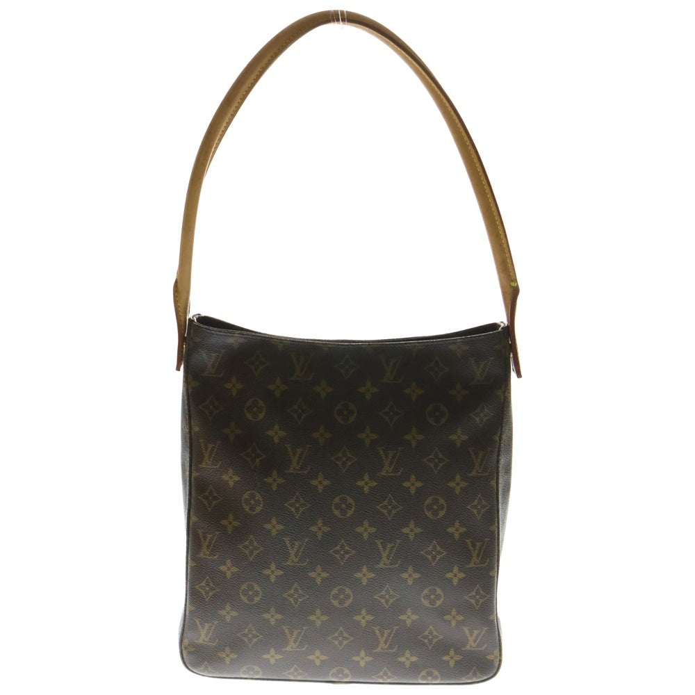 LOUIS VUITTON(ルイヴィトン) モノグラム ルーピングGM M51145 ワンショルダーバッグ ブラウン PVC