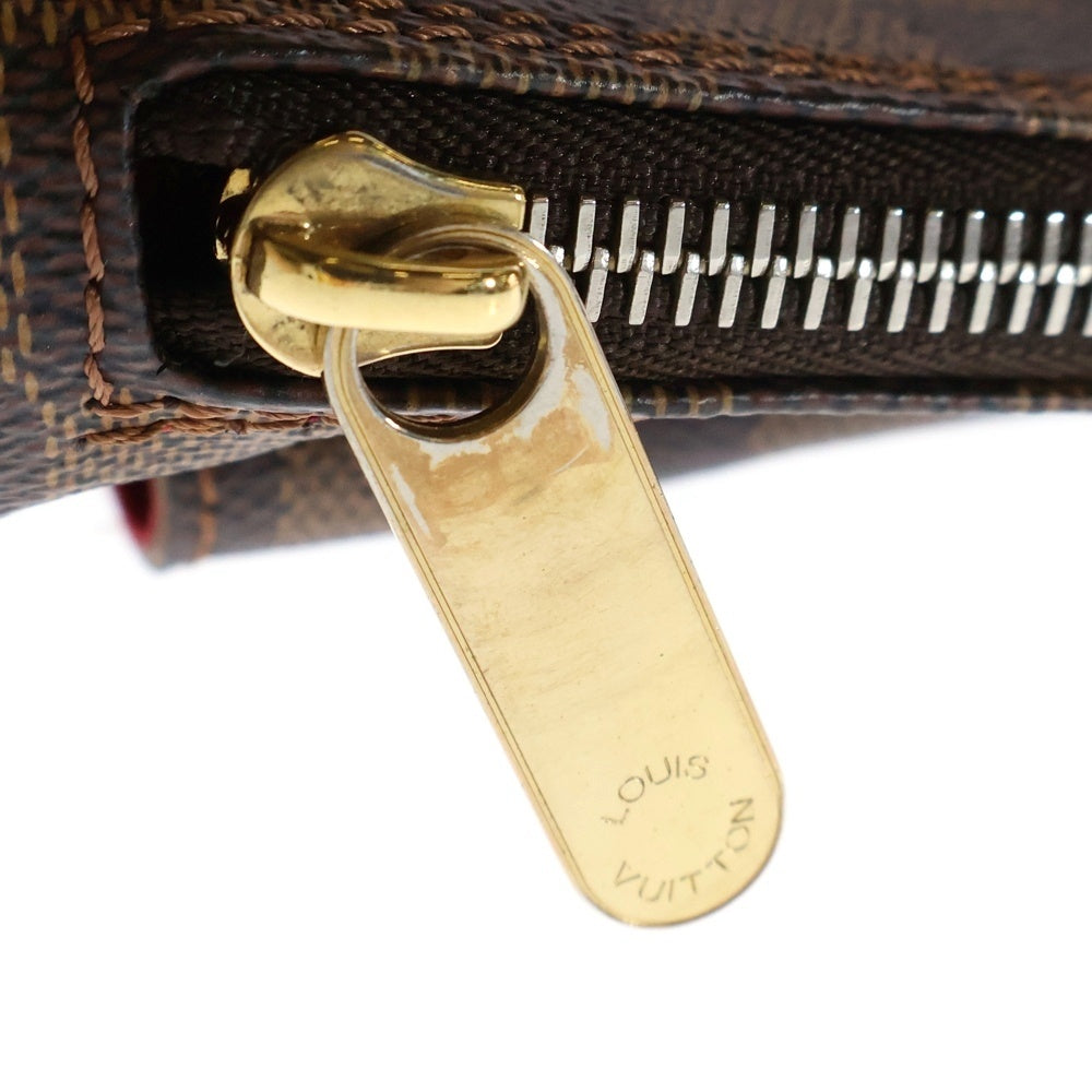 LOUIS VUITTON(ルイヴィトン) ラヴェッロGM ダミエ エベヌ PVC レザー 2WAY ハンド ワンショルダーバッグ ゴールド金具 ブラウン N60006