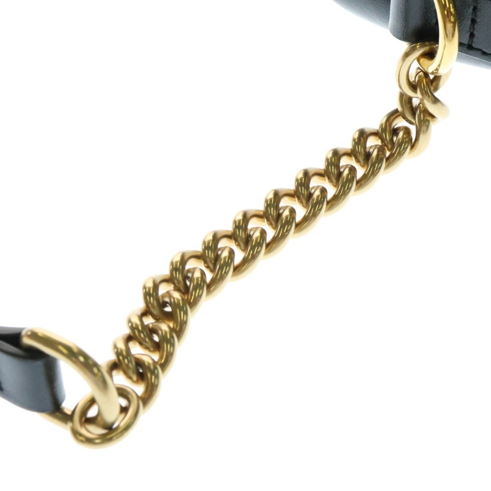 GUCCI(グッチ) GGマーモント キルティング スモール チェーンショルダーバッグ ブラック レザー レディース