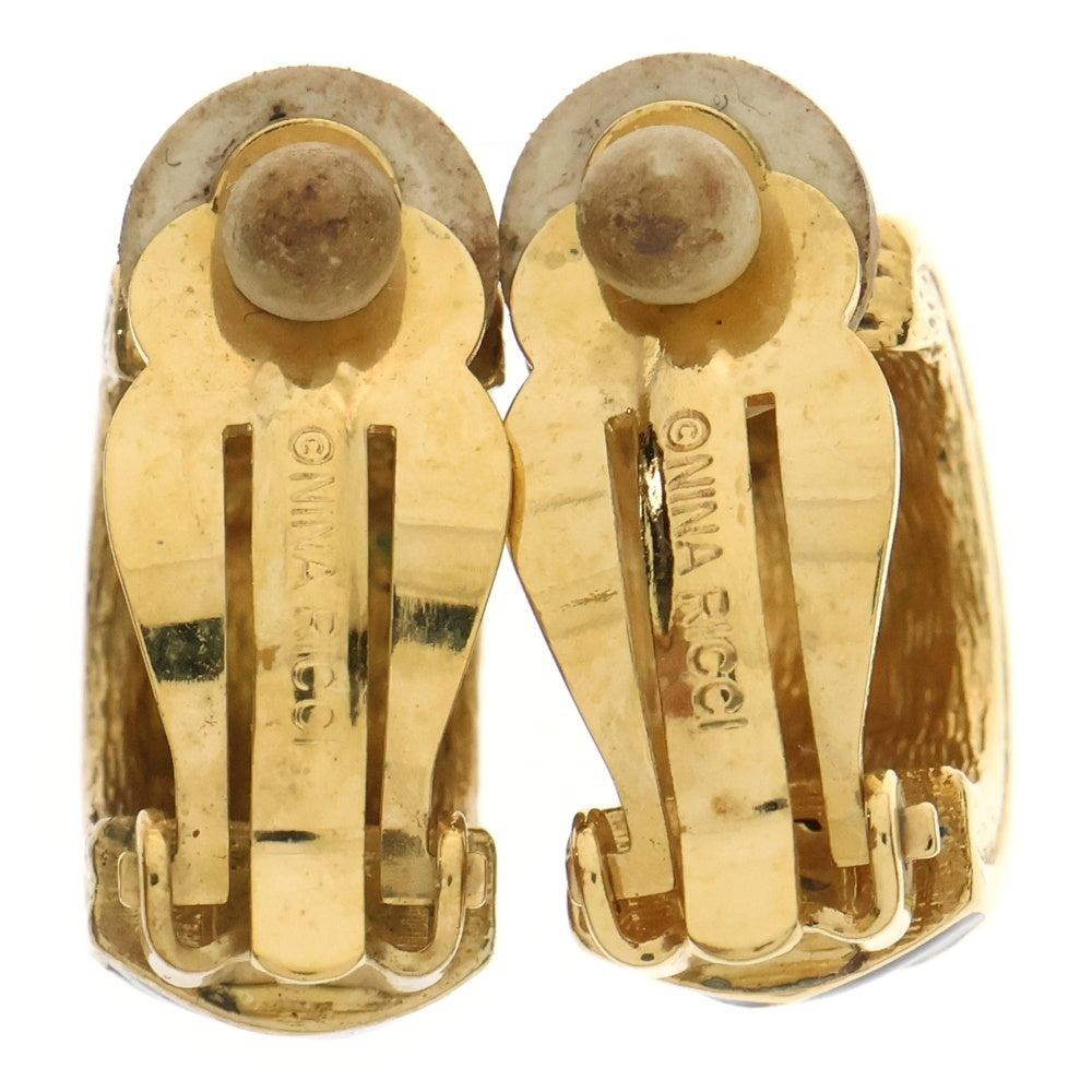 NINA RICCI(ニナリッチ) ラインストーンイヤリング GP